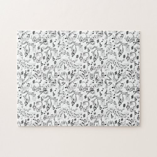 Music Musical Notes Jigsaw Puzzle