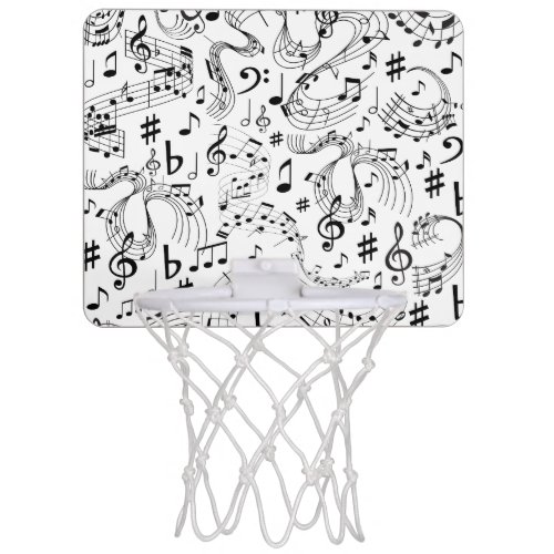 Music Musical Notes Mini Basketball Hoop