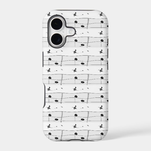 Music Musical Notes Musicians Design CricketDiane Case-Mate iPhone Case (Back)
