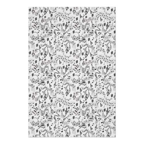 Music Musical Notes Poster