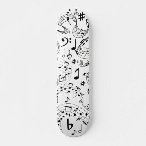 Music Musical Notes Skateboard