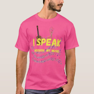Music, Musicians And Guitar Lovers, Funny Music Te T-Shirt