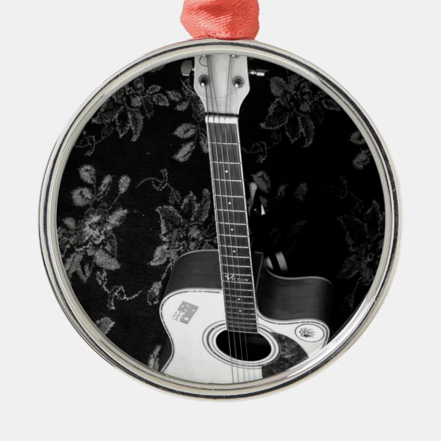 Music My Bloods Metal Ornament (Front)