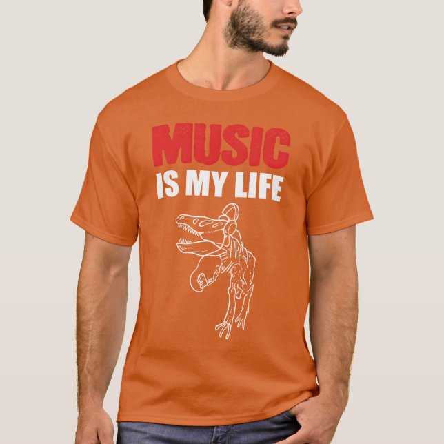 Music My Life Musician and Artist Gift friend T-Shirt (Front)