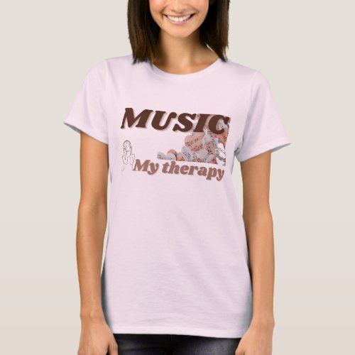 Music My Therapy T_Shirt