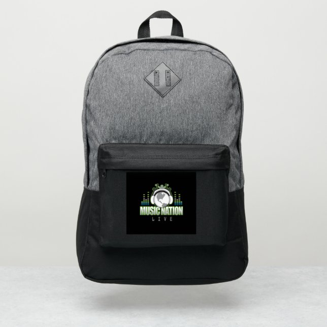Music Nation Retro Backpack (Front)