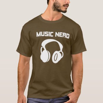Music Nerd T-shirt by summermixtape at Zazzle