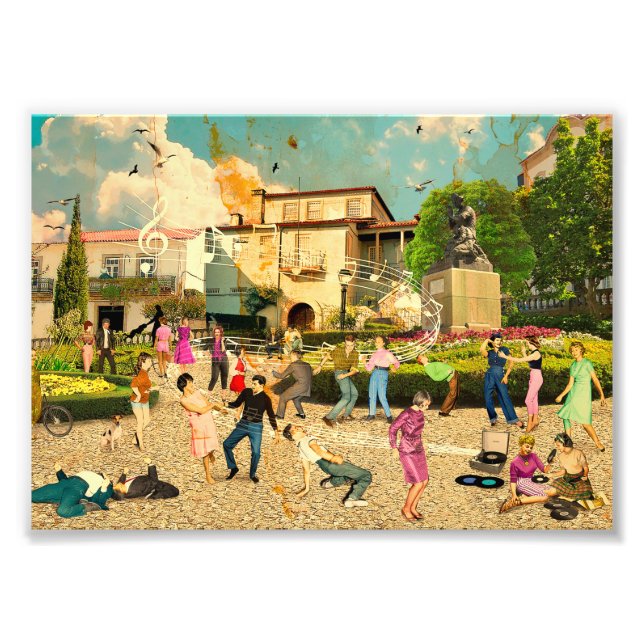 Music no Jardim (Viseu. Portugal) Photo Print (Front)