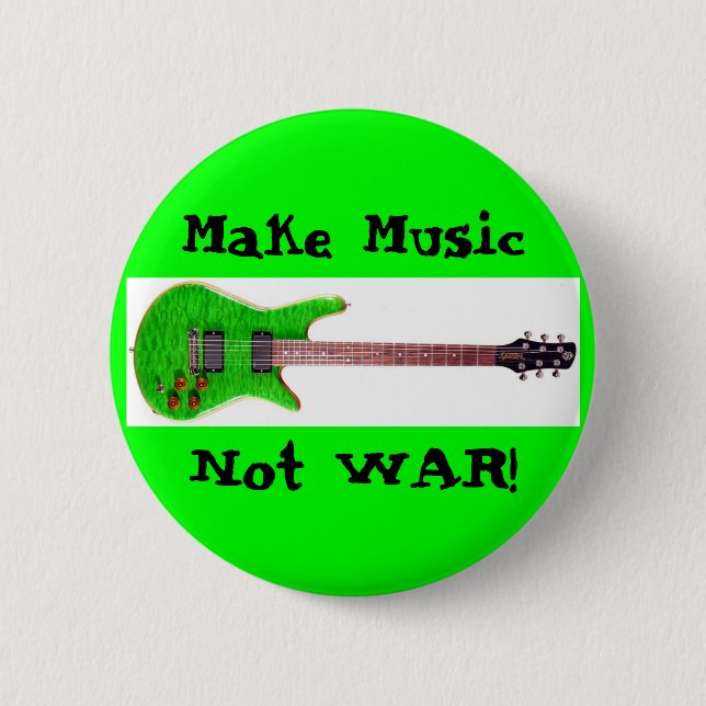 music not war Button (Front)