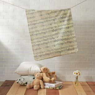 Music Note Baby Blanket