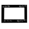Music Note Black Photo Frame Magnet