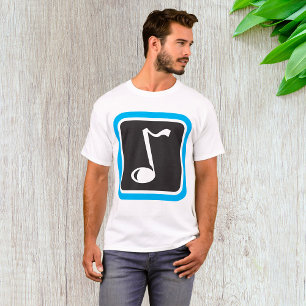 Music Note Bold Minimalist Musical Symbol T-Shirt