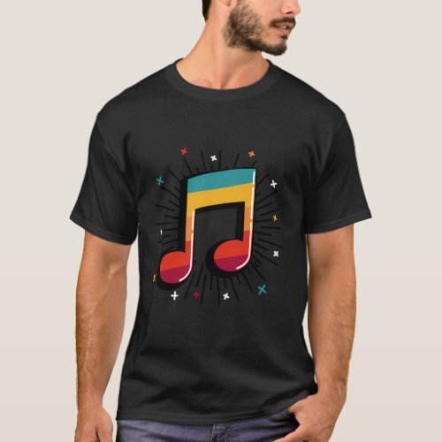 Music Note Broadway Musical Theater Musician T_Shirt