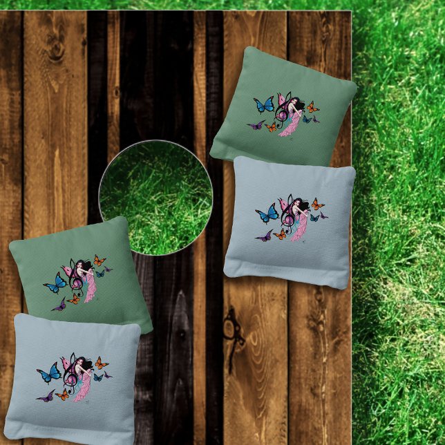 Music Note Butterflies Fairy Cornhole Bags (Creator Uploaded)