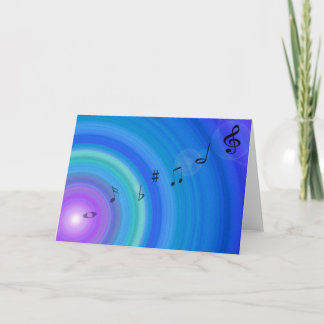 Music Note Card