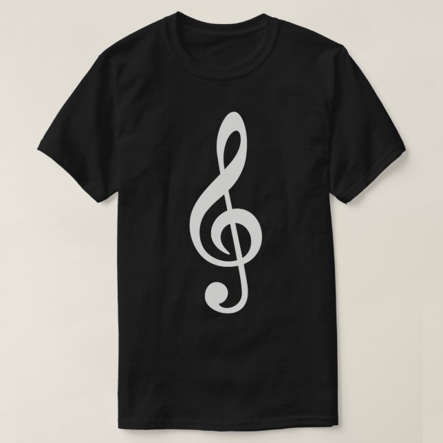 Music note clef  T-Shirt (Design Front)