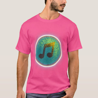 Music Note Colorful Musical Lover Birthday vintage T-Shirt