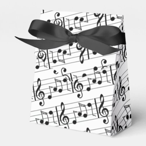 Music Note Favor Box