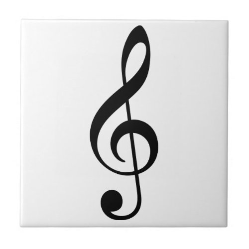 Music Note for Musicians or Music Lovers Ceramic Tile