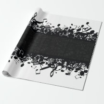 Music Note Guitar Classic Gift Wrapping Paper