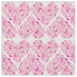 Music Note Heart Fabric