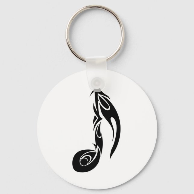 music note keychain (Front)