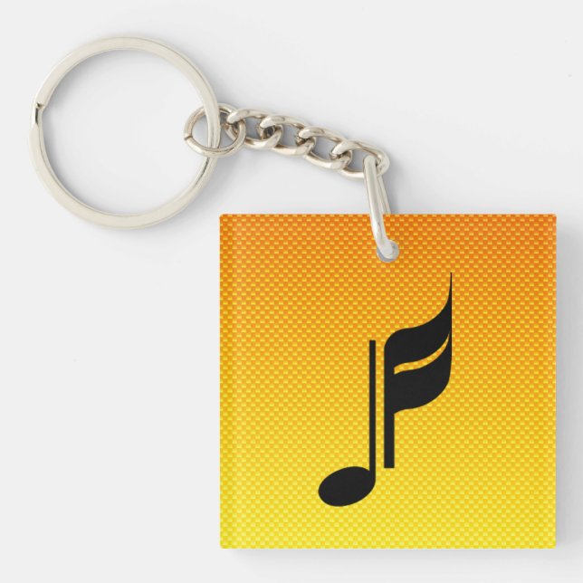 Music Note Keychain (Front)