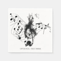 Music Note Luxury black and white Personalized