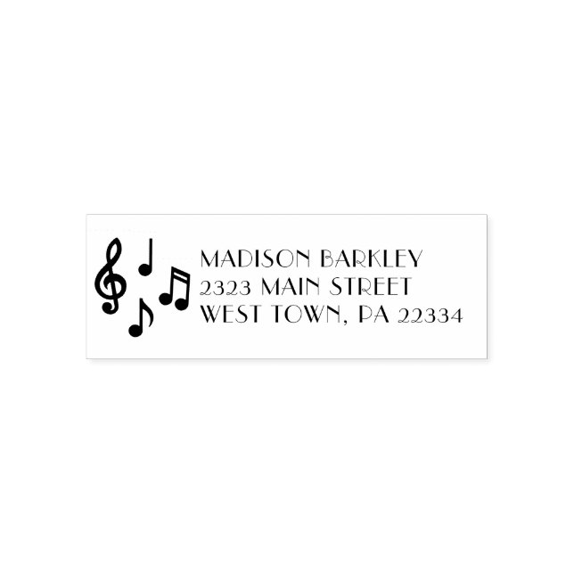 Music Note Musician Teacher Self-inking Stamp (Design)
