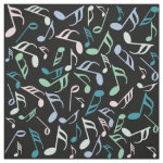 Music Note Pattern Fabric