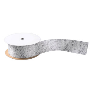 Music Note Pattern Music Theme Satin Ribbon