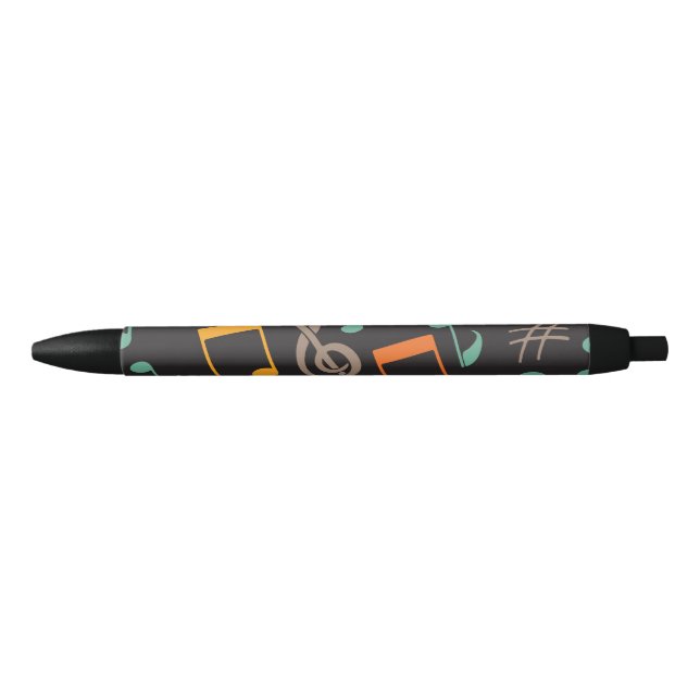 Music note pattern pen (Front)
