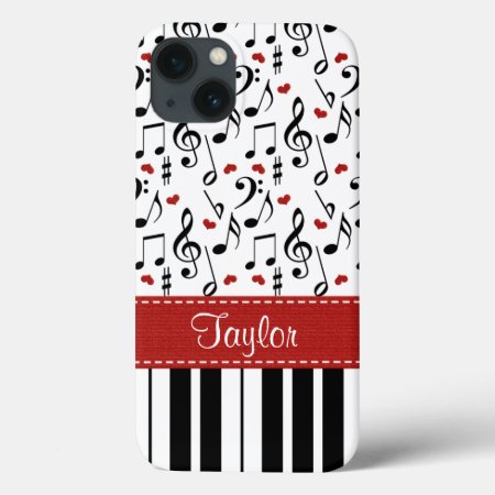 Music Note Piano Iphone 13 Case
