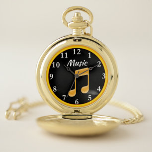 Music Note Pocket Watch