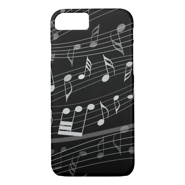 Music Note Sheet Music Case-Mate iPhone Case (Back)