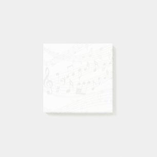 Music Note Sheet Music Post-It Notes