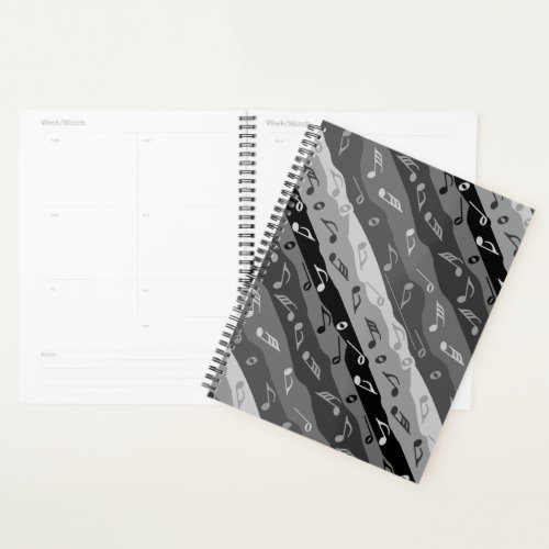 Music Note Stripes Ornament Planner