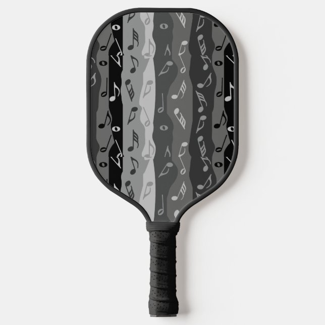 Music Note Stripes Pickleball Paddle (Front)