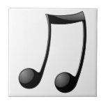 music note symbol ceramic tile<br><div class="desc">music note symbol</div>