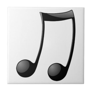 music note symbol ceramic tile