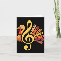 Music Note Symbol Turkey Teacher Fall Thanksgiving