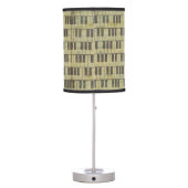 Music Note Table Lamp Music Theme Piano key (Back)