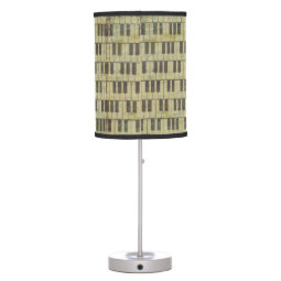 Music Note Table Lamp Music Theme Piano key | Zazzle