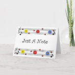 Music Note Thinking Of You Card(large Print) Card at Zazzle