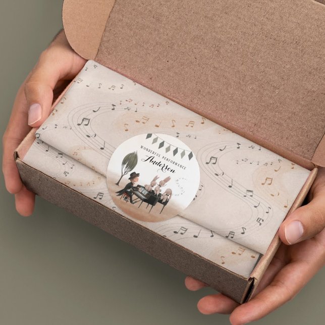 Music Note Tissue Paper (Congratulate a special musician with this music note tissue paper! Matching collection available! )