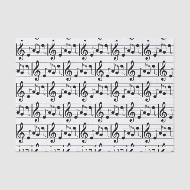 Music Note Tissue Paper (Front)