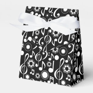 Music Notes and Clefs Favor Boxes