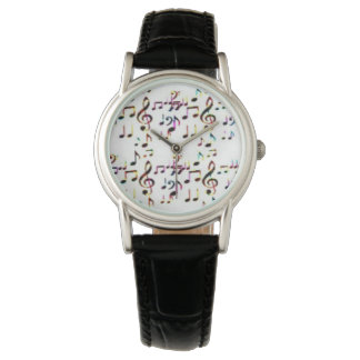 music notes art watch