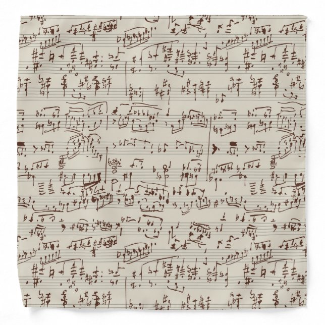 Music notes bandana (Front)