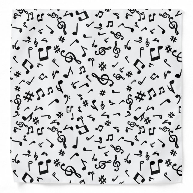 Music Notes Bandana (Front)